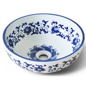 Lavabo Sứ Mỹ Thuật Kanly SU118